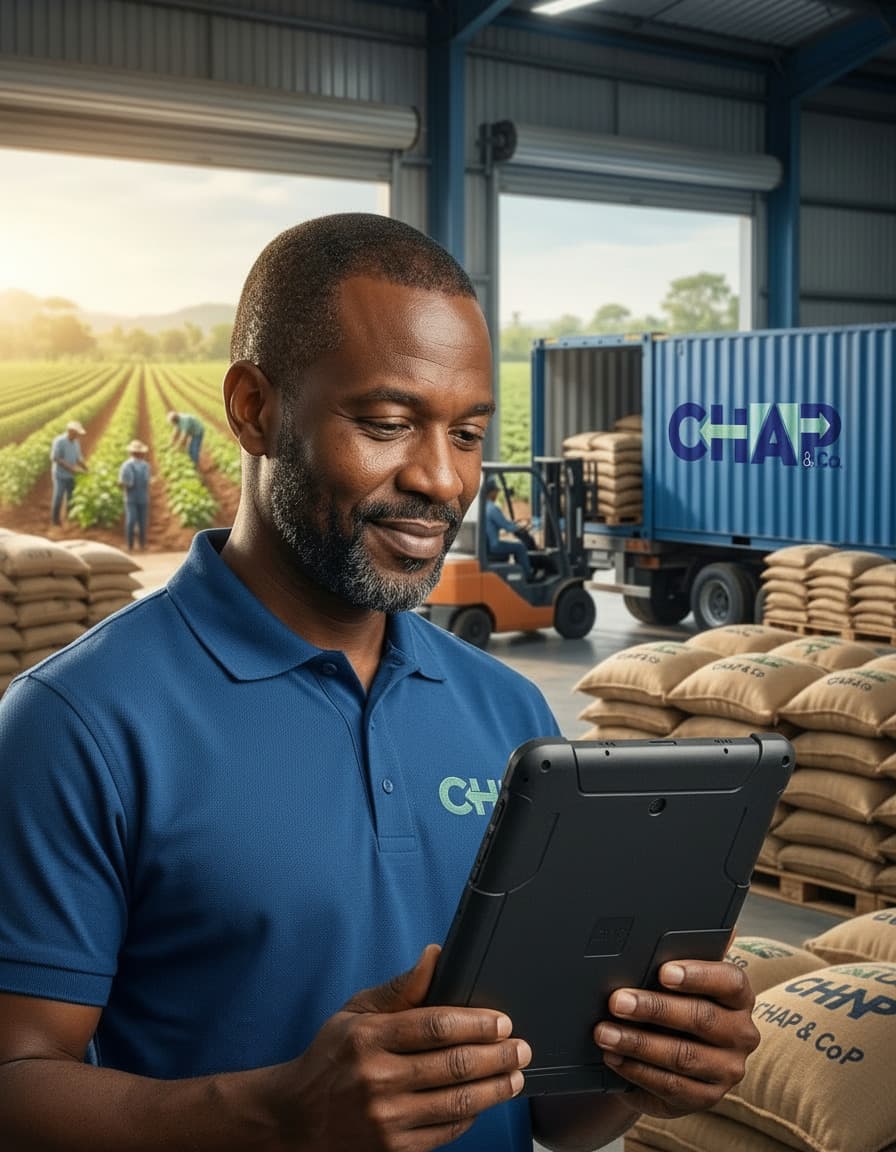 Traçabilité produits agricoles export CHAP & CO